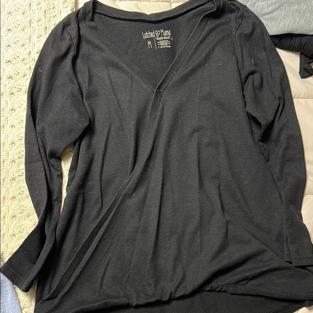 Latched mama Black sweater